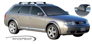 Audi A6 Allroad Yakima Whispbar roof racks